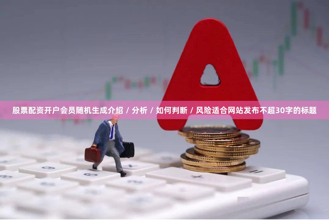 股票配资开户会员随机生成介绍 / 分析 / 如何判断 / 风险适合网站发布不超30字的标题
